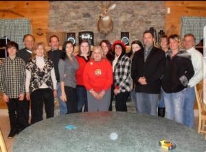 Baird family large group gathering